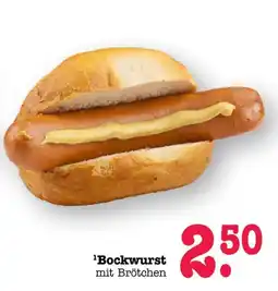 Scheck-in-Center Bockwurst mit Brötchen Angebot