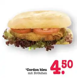 Scheck-in-Center Cordon bleu mit Brötchen Angebot