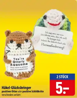 Famila Nord Ost Häkel-Glückbringer positiver Otter oder positive Schildkröte Angebot
