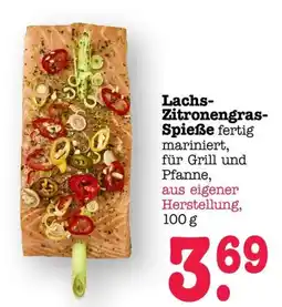 Scheck-in-Center Lachs-Zitronengras-Spieße Angebot