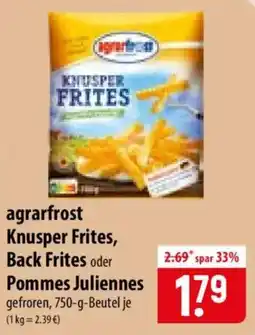 Famila Nord Ost agrarfrost Knusper Frites Angebot