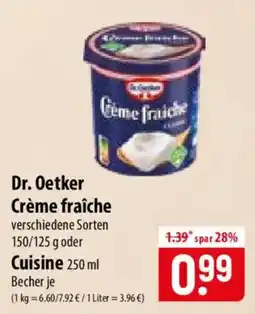 Famila Nord Ost Dr. Oetker Crème fraîche Angebot