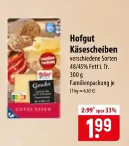 Famila Nord Ost Hofgut Käsescheiben Angebot