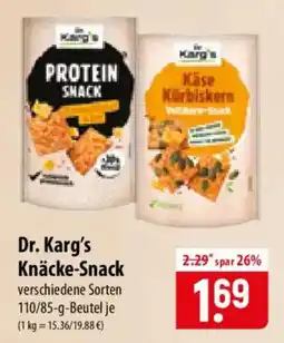 Famila Nord Ost Dr. Karg's Knäcke-Snack Angebot