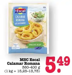 Scheck-in-Center MSC Escal Calamar Romana Angebot