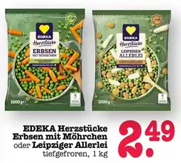 Scheck-in-Center EDEKA Herzstücke Erbsen mit Möhrchen oder Leipziger Allerlei Angebot