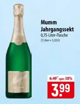Famila Nord Ost Mumm Jahrgangssekt Angebot