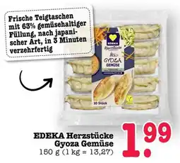 Scheck-in-Center EDEKA Herzstücke Gyoza Gemüse Angebot