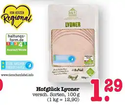 Scheck-in-Center Hofglück Lyoner Angebot