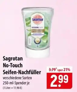 Famila Nord Ost Sagrotan No-Touch Seifen-Nachfüller Angebot