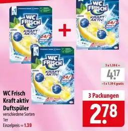 Famila Nord Ost WC Frisch Kraft aktiv Duftspüler Angebot