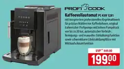Famila Nord Ost PROFI COOK Kaffeevollautomat PC-KAV 1281 Angebot