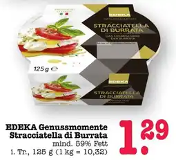 Scheck-in-Center EDEKA Genussmomente Stracciatella di Burrata Angebot