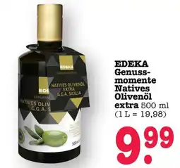 Scheck-in-Center EDEKA Genussmomente Natives Olivenöl extra Angebot