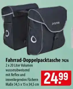 Famila Nord Ost Fahrrad-Doppelpacktasche 7426 Angebot