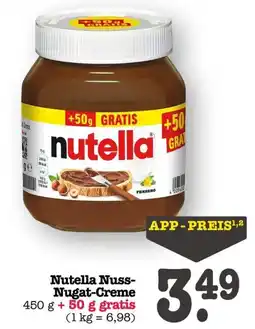 Scheck-in-Center Nutella Nuss-Nugat-Creme Angebot