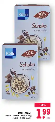 Scheck-in-Center Kölln Müsli Angebot