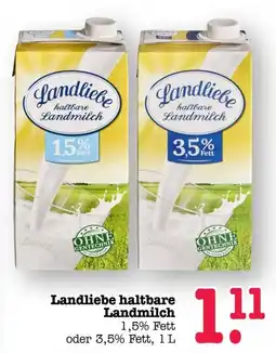Scheck-in-Center Landliebe haltbare Landmilch Angebot