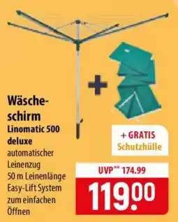 Famila Nord Ost Wäscheschirm Linomatic 500 deluxe Angebot
