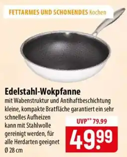 Famila Nord Ost Edelstahl-Wokpfanne Angebot