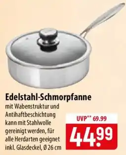 Famila Nord Ost Edelstahl-Schmorpfanne Angebot