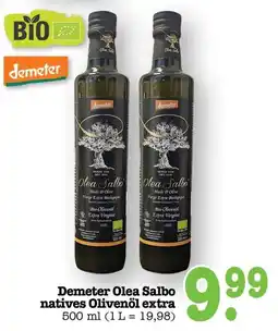 Scheck-in-Center Demeter Olea Salbo natives Olivenöl extra Angebot