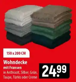 Famila Nord Ost Wohndecke mit Fransen Angebot