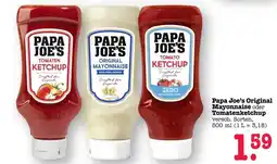 Scheck-in-Center Papa Joe's Original Mayonnaise oder Tomatenketchup Angebot