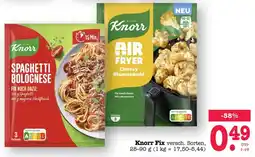 Scheck-in-Center Knorr Fix Angebot