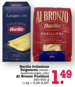 Scheck-in-Center Barilla Collezione Teigwaren Angebot