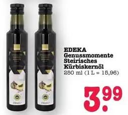 Scheck-in-Center EDEKA Genussmomente Steirisches Kürbiskernöl Angebot
