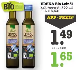 Scheck-in-Center EDEKA Bio Leinöl Angebot