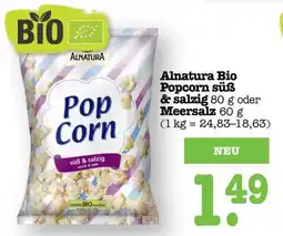 Scheck-in-Center Alnatura Bio Popcorn Angebot