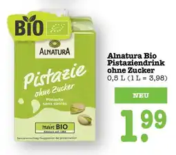 Scheck-in-Center Alnatura Bio Pistaziendrink ohne Zucker Angebot