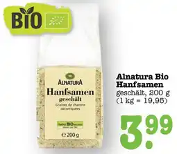 Scheck-in-Center Alnatura Bio Hanfsamen Angebot