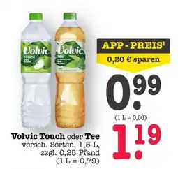 Scheck-in-Center Volvic Touch oder Tee Angebot