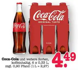 Scheck-in-Center Coca-Cola Angebot