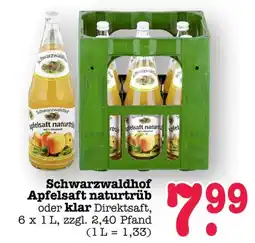 Scheck-in-Center Schwarzwaldhof Apfelsaft naturtrüb Angebot