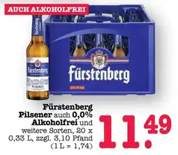 Scheck-in-Center Fürstenberg Pilsener Angebot