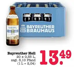 Scheck-in-Center Bayreuther Hell Angebot