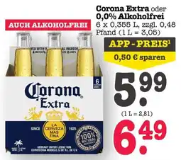 Scheck-in-Center Corona Extra Angebot