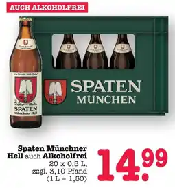 Scheck-in-Center Spaten Münchner Hell Angebot