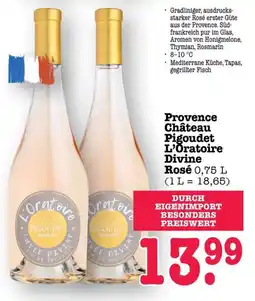 Scheck-in-Center Provence Château Pigoudet L'Oratoire Divine Rosé Angebot