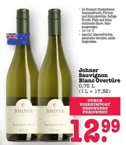 Scheck-in-Center Johner Sauvignon Blanc Overtüre Angebot