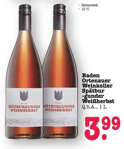 Scheck-in-Center Baden Ortenauer Weinkeller Spätburgunder Weißherbst Angebot