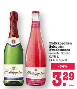 Scheck-in-Center Rotkäppchen Sekt oder Fruchtsecco Angebot