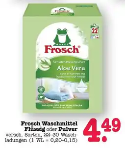 Scheck-in-Center Frosch Waschmittel Angebot