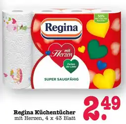 Scheck-in-Center Regina Küchentücher mit Herzen Angebot