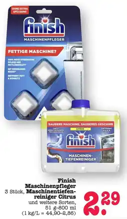 Scheck-in-Center Finish Maschinenpfleger, Maschinentiefenreiniger Citrus Angebot