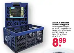 Scheck-in-Center EDEKA zuhause Power Klappbox Angebot